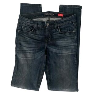 Level 99 Lila Skinny Straight Dark Wash Denim 5 Pocket Jeans Womens Size 27